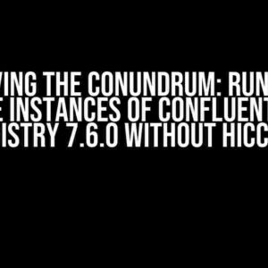 Solving the Conundrum: Running Multiple Instances of Confluent Schema Registry 7.6.0 without Hiccups